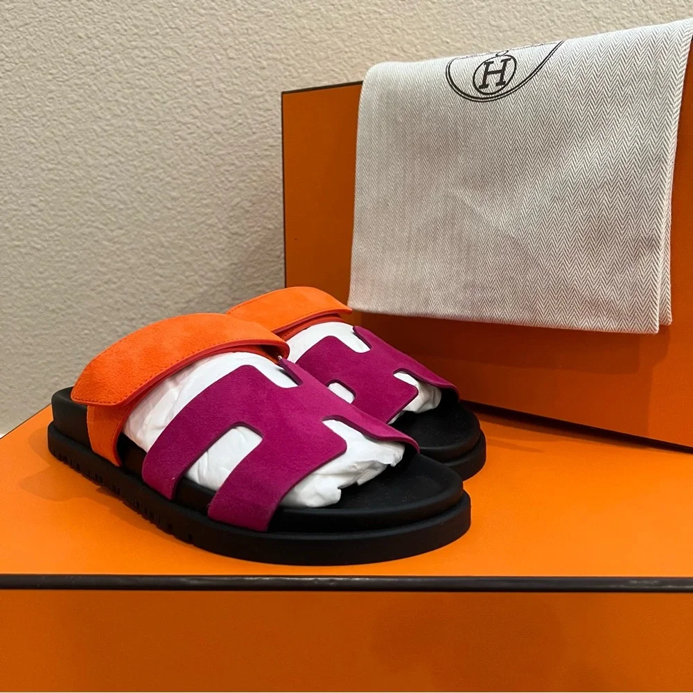 NEW Hermes Chypre Sandals - Picture 2 of 6